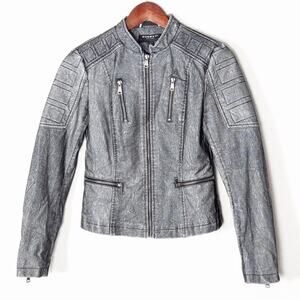 Runway New York Women’s Moto Jacket Cyberpunk Grunge-Glam Clubwear Size Small